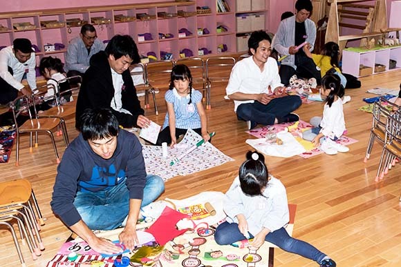 写真：父親参観日