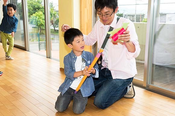 写真：父親参観日