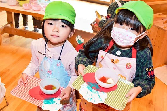 写真：レストランごっこ