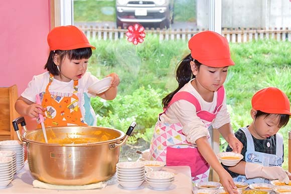 写真：レストランごっこ