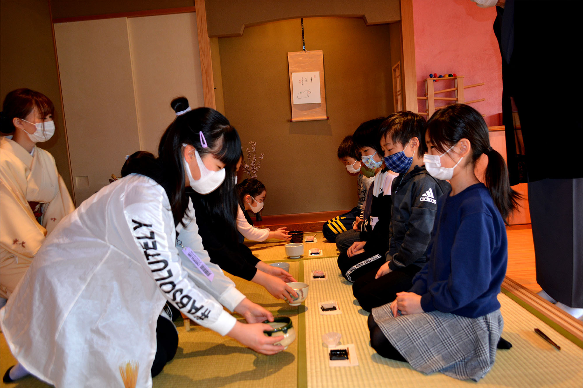 写真：お茶会