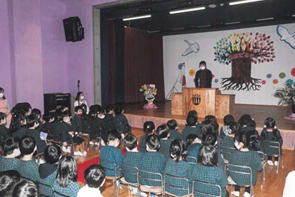 写真：修了式