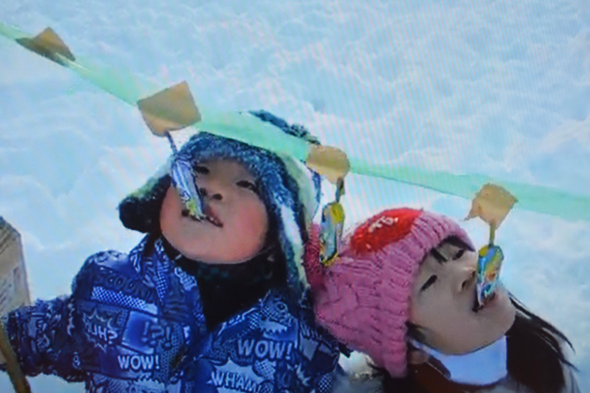 写真：雪中レク