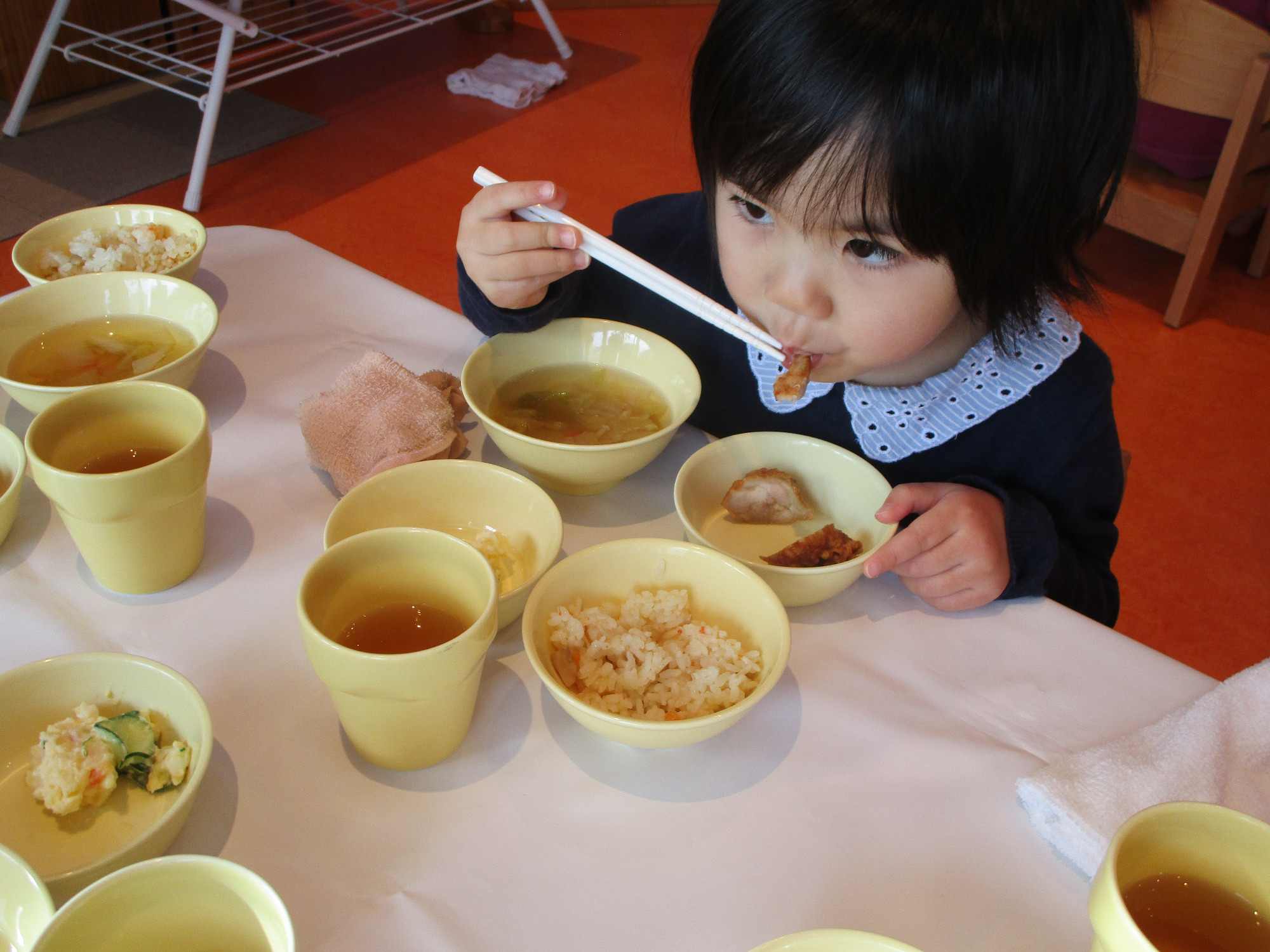 写真：昼食