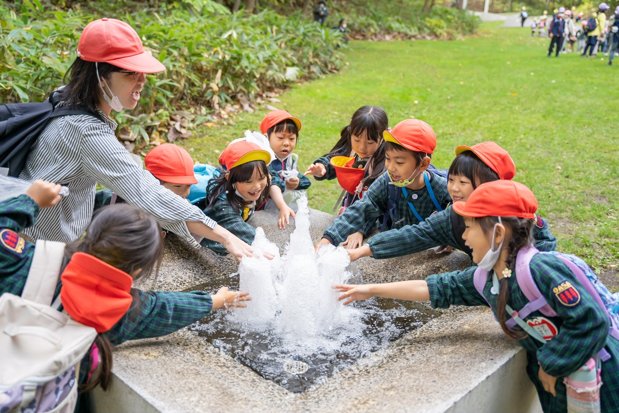 写真：年中少秋のバス遠足