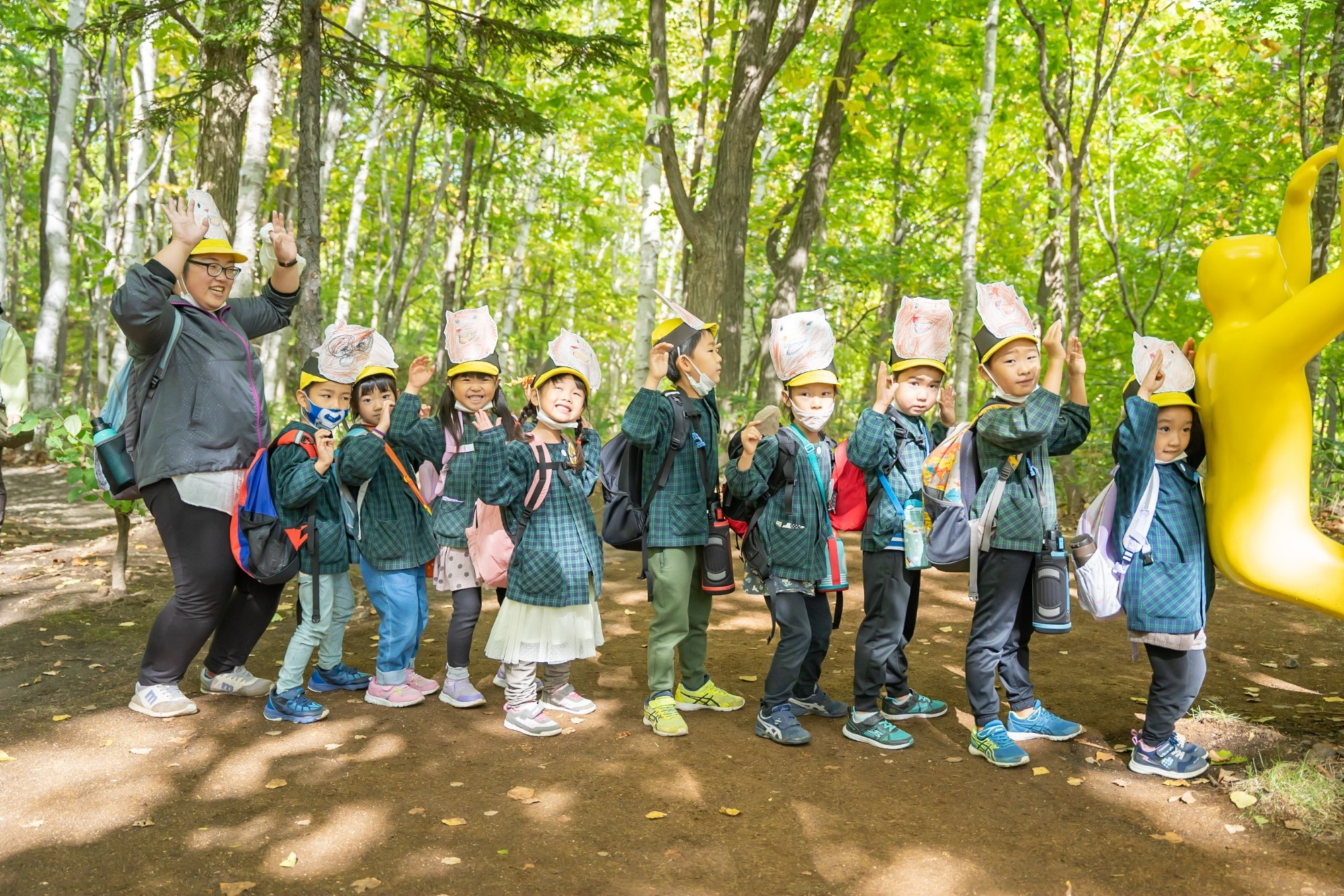 写真：年長 秋のバス遠足