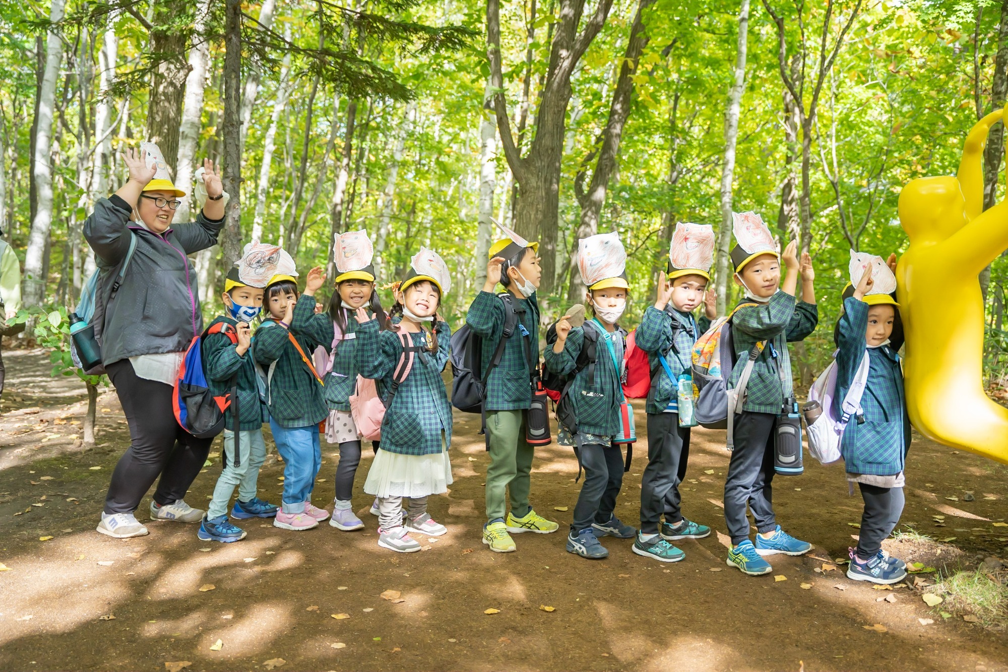 写真：年中少秋のバス遠足