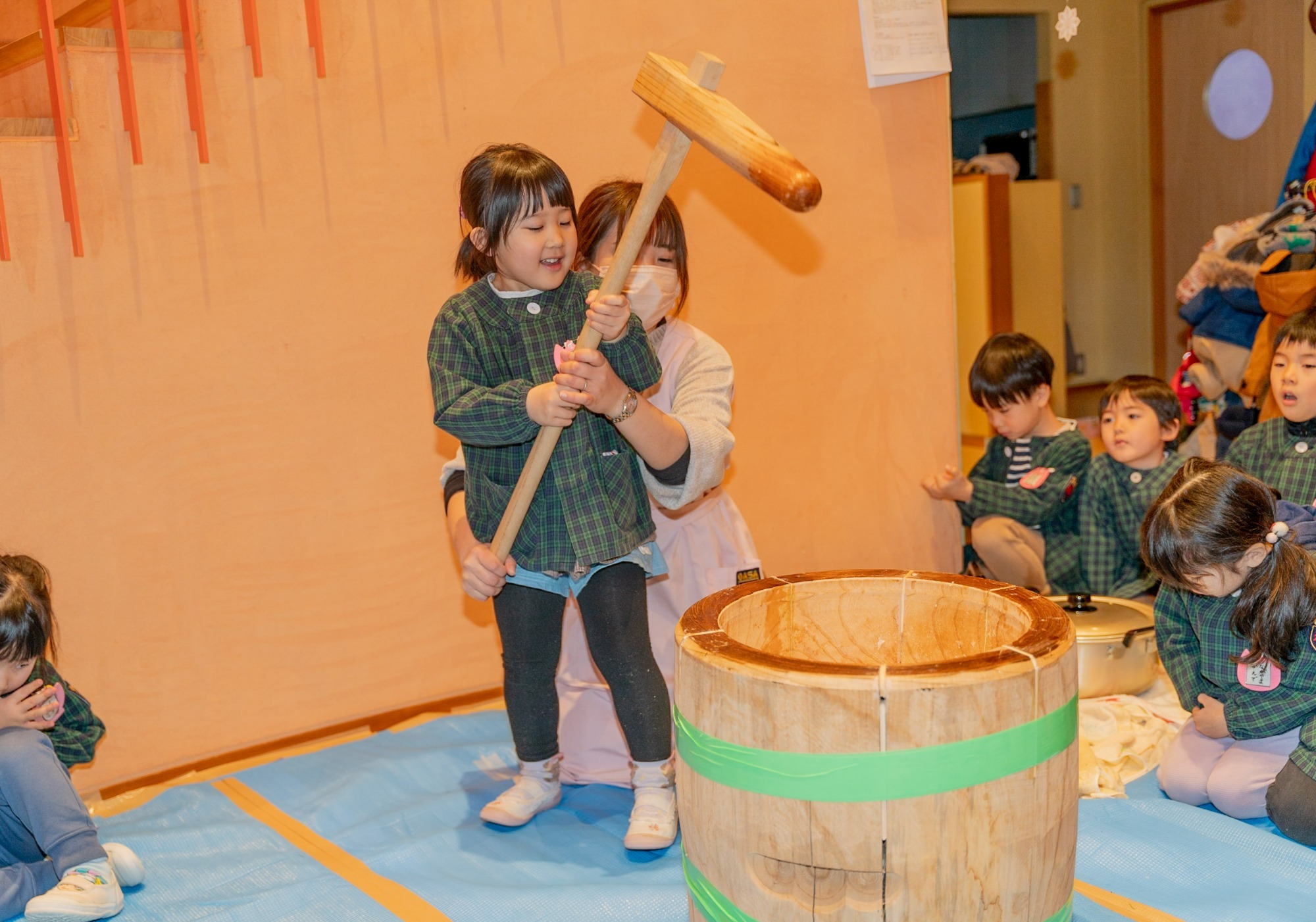 写真：おもちつきの会