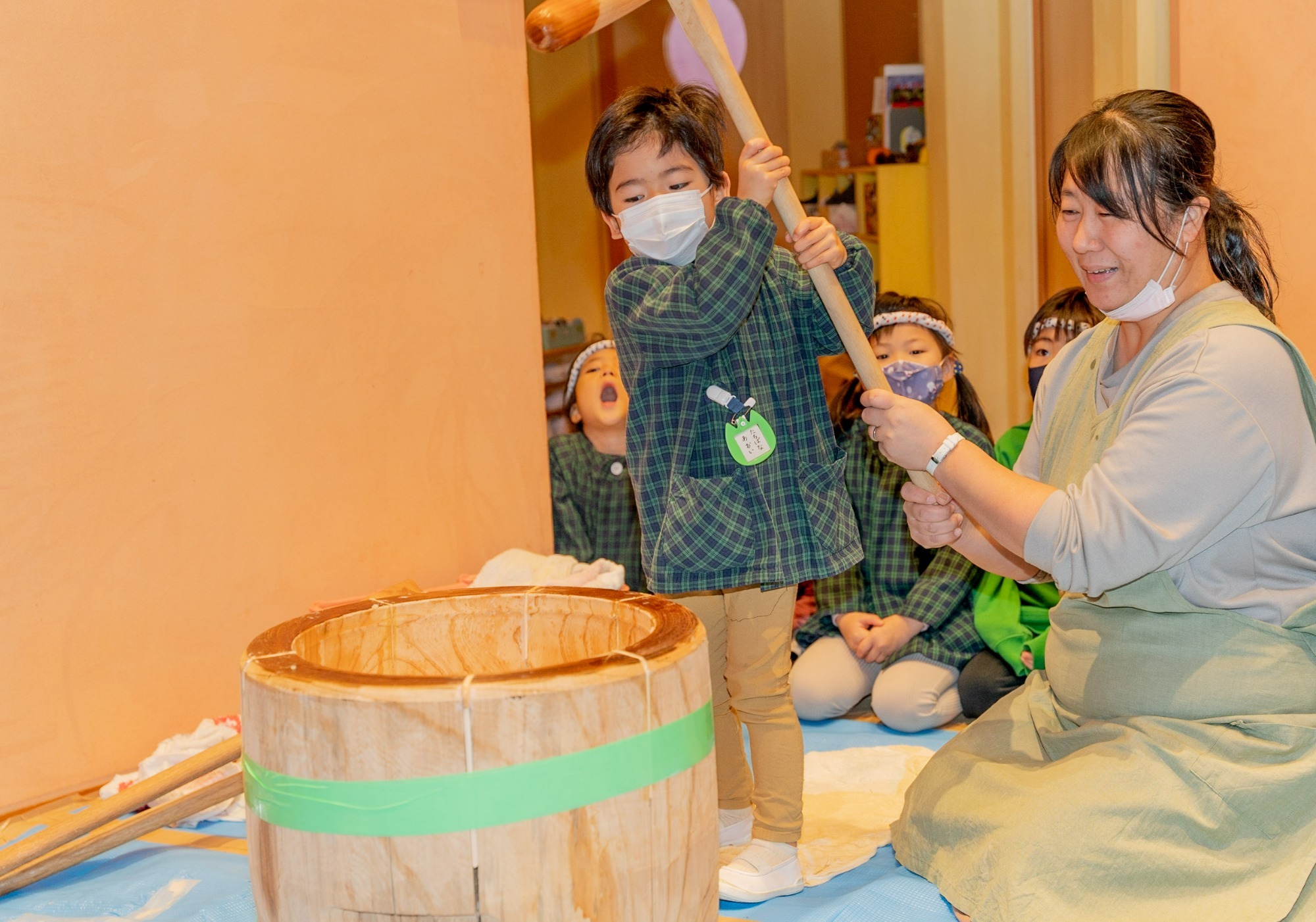 写真：おもちつきの会